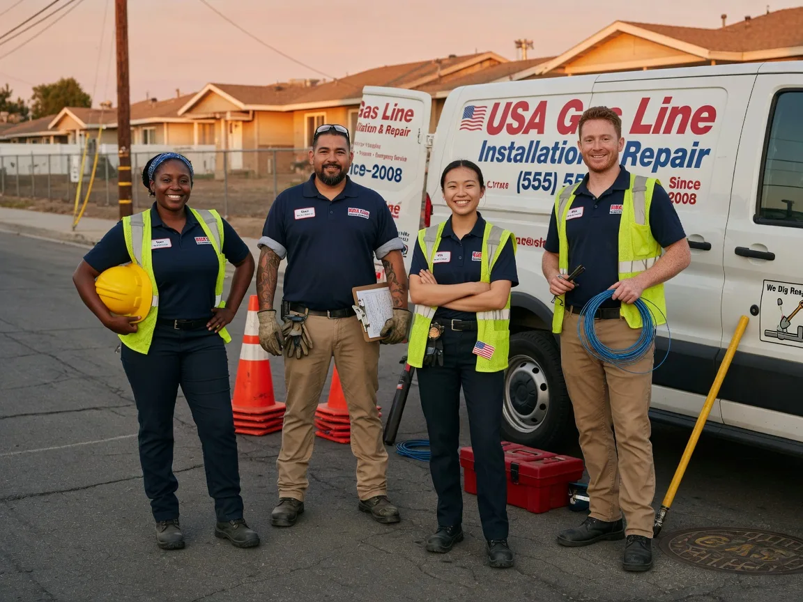 Gas Line Installation company in Caspian, MI